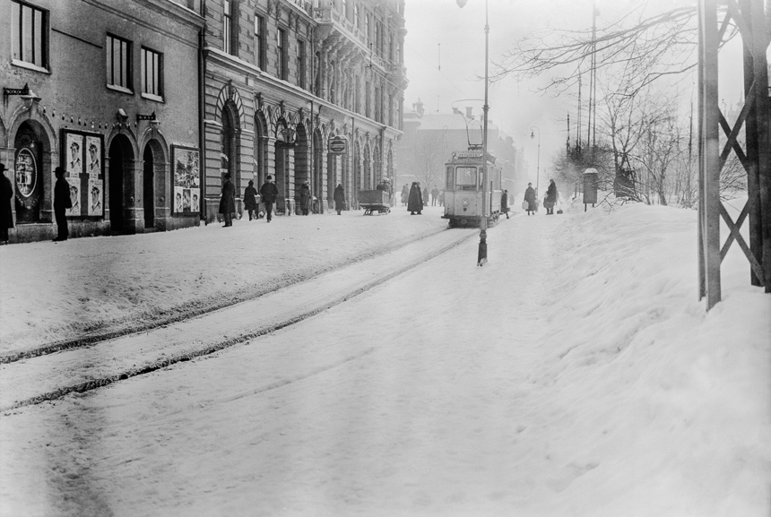 Snörik väg och spårvagn